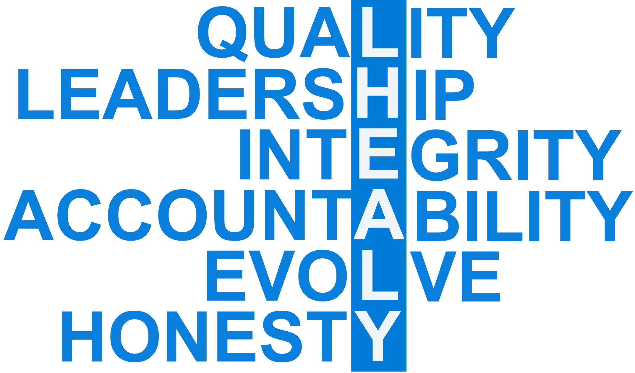 Infographic depicting qualities of L.Healy Ltd.