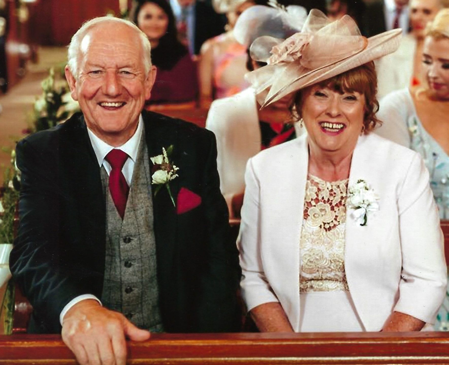 Photo of Larry (Chairman) and wife Teresa Healy.